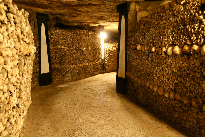 What Lies in the Paris Catacombs | Alex Guevara/Shutterstock