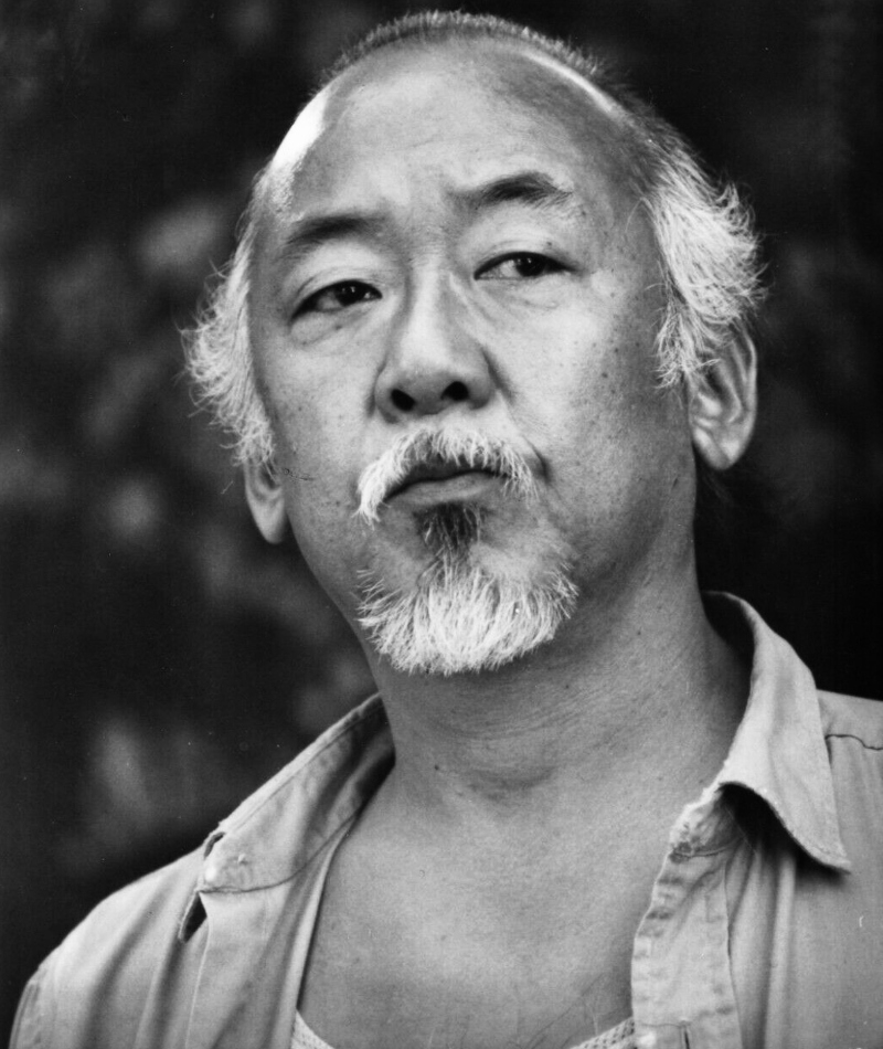 Mr. Miyagi’s Very American Accent | MovieStillsDB Photo by Esamuel/Columbia Pictures