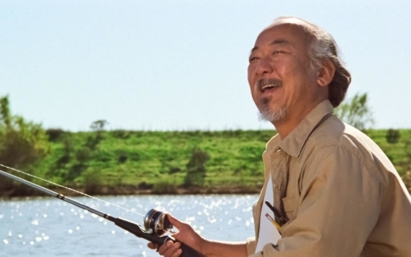 Mr. Miyagi’s Toiley Humor | Alamy Stock Photo by LANDMARK MEDIA