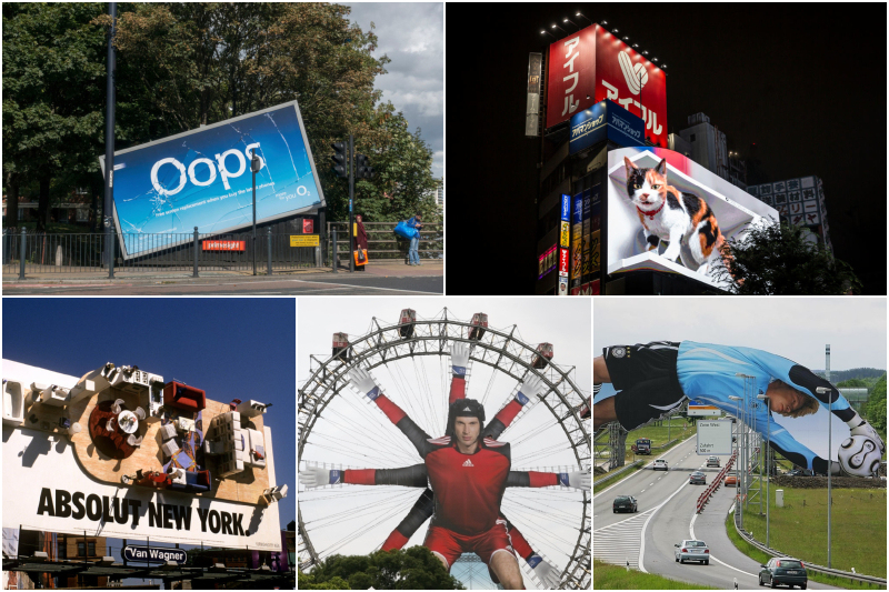 More Eye-Catching Billboards That Have Crushed Marketing Goals | Getty Images Photo by Sam Mellish & Yuichi Yamazaki & Jorge Vasconcelos & Christian Hofer/Adidas & Sandra Behne/Bongarts