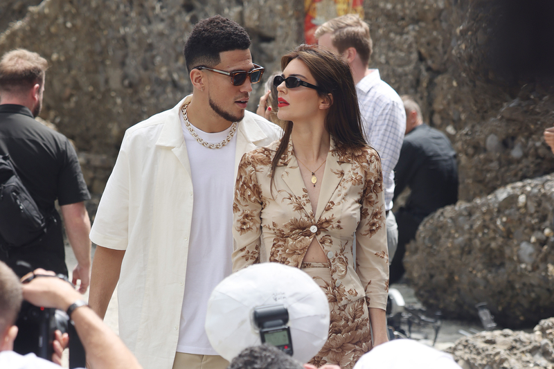 Kendall Jenner and Devin Booker | Getty Images Photo by NINO/GC Images