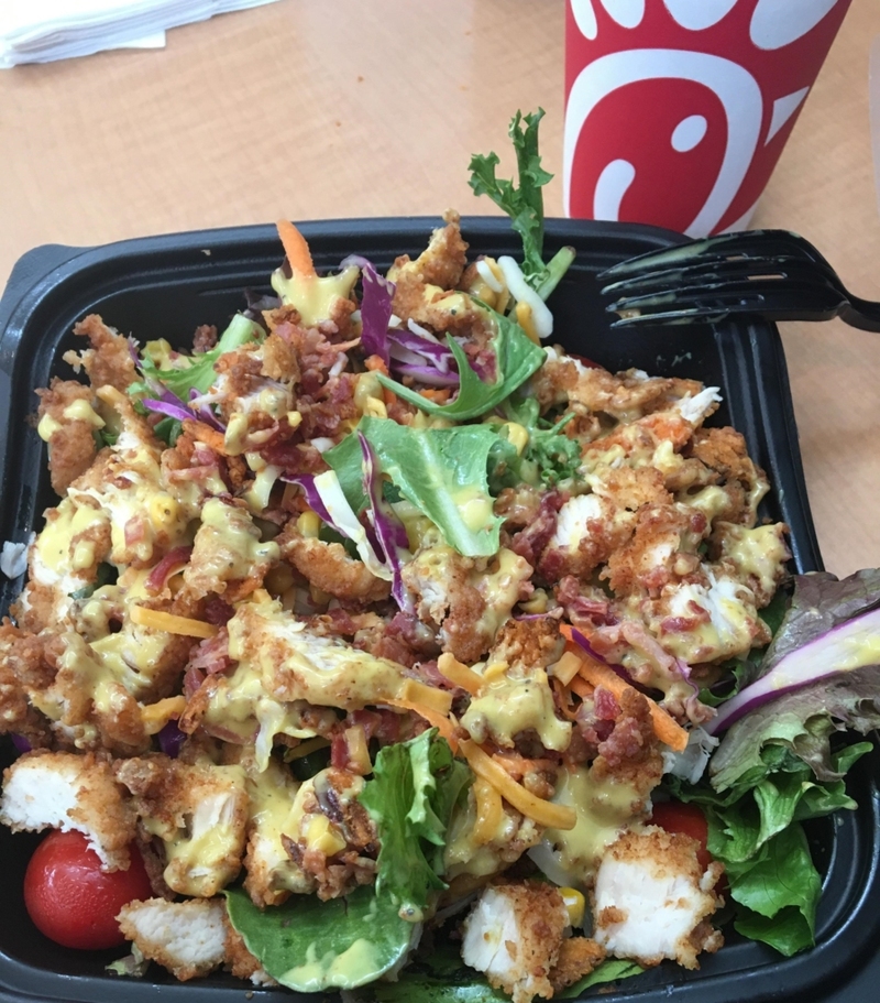 Chick-fil-A: Cobb Salad | Reddit.com/mycatsnameisearl