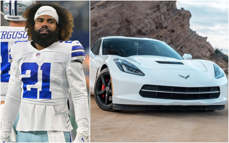 Ezekiel Elliott – Corvette Stingray, Estimated $60K | Alamy Stock Photo by Cal Sport Media & PaulLP/Shutterstock