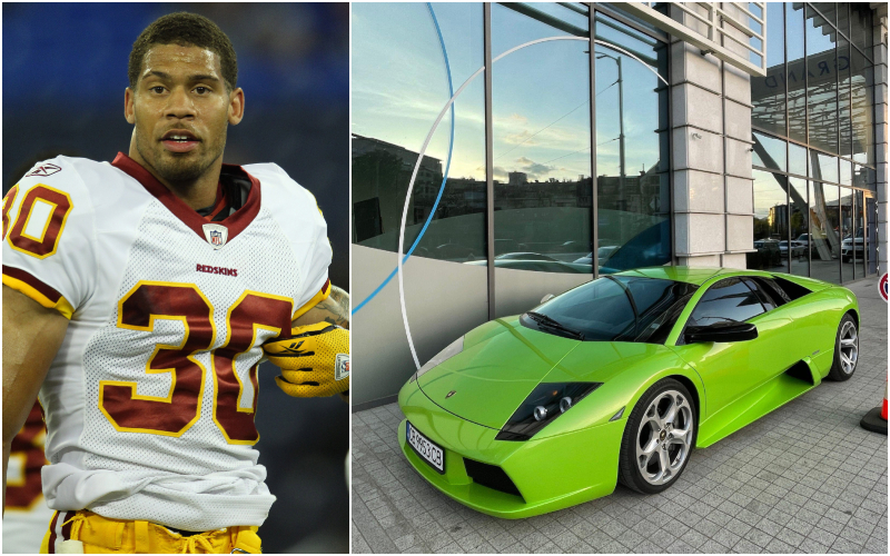 LaRon Landry – Lamborghini Murcielago, Estimated $450K | Getty Images Photo by Tom Szczerbowski & Alamy Stock Photo by Wirestock, Inc.