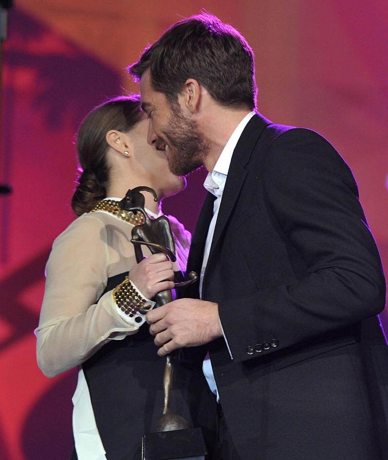 He Gave Her an Award | Getty Images Photo by John Shearer/PSFF