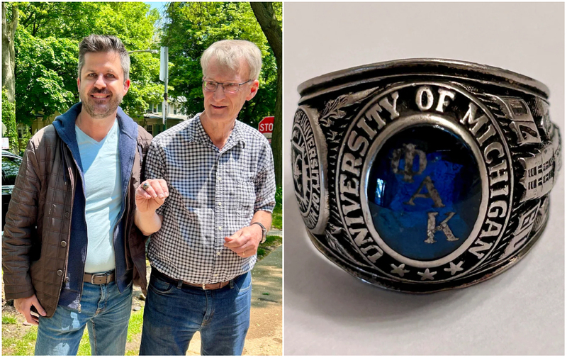 A Graduation Ring Returned to Its Rightful Owner | Reddit.com/urbanism1