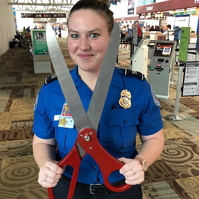 What Big Scissors You Have! | Instagram/@tsa