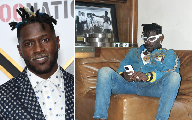 Antonio Brown – Hollywood, Estimated $6.6 Million | Alamy Stock Photo by Birdie Thompson/AdMedia/ZUMA Wire/Alamy Live News & Twitter/@AB84