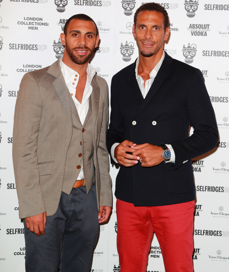 Rio Ferdinand and Anton Ferdinand | Getty Images Photo by Mike Marsland/WireImage