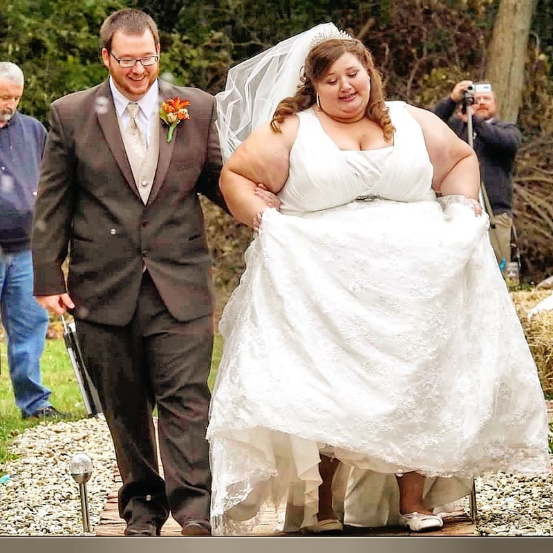 The Beautiful Bride on Her Wedding Day | Instagram/@fatgirlfedup