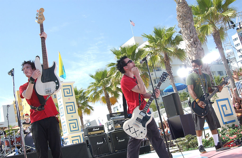 Sum 41 Rocking Out – 2003 | Getty Images Photo by Theo Wargo/WireImage